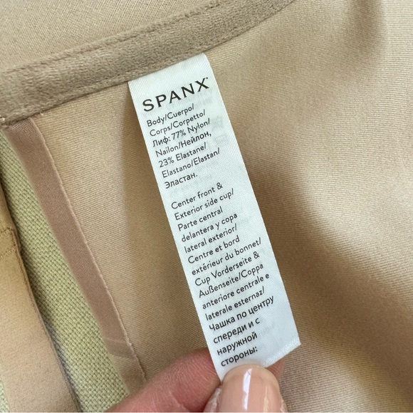 Spanx Pillow Cup Lightly Lined Full Coverage Underwire Bra Nude 38DD - Picture 8 of 9